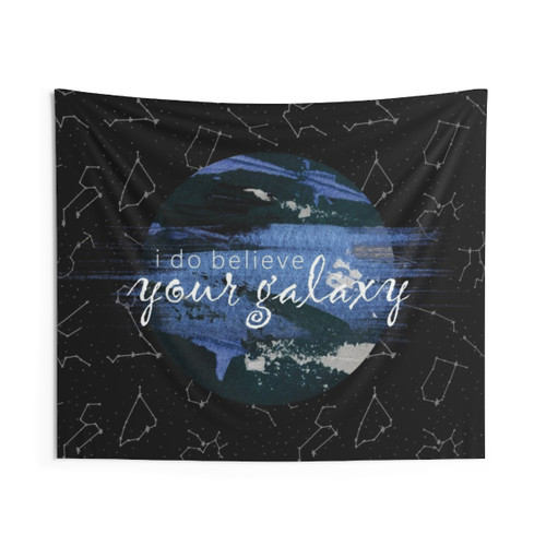 BTS Galaxy Tapestry featuring I Do Believe Your Galaxy design