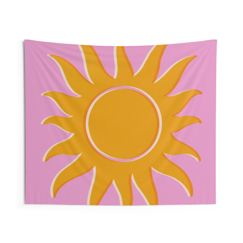 Retro 70s Boho Beach Tapestry