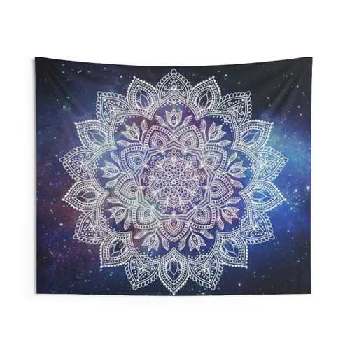Boho Mandala Galaxy Print Tapestry Wall Hanging