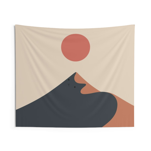 Cat Landscape 92 Tapestry