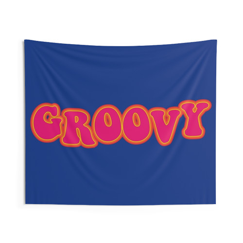 Retro Groovy Tapestry - Boho Wall Hanging