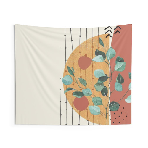 Eucalyptus Branch Abstract Tapestry