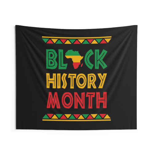 Black History Month African Style Tapestry