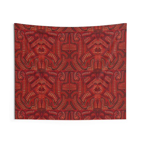 Cuna Folk Art Shaman Vision Tapestry