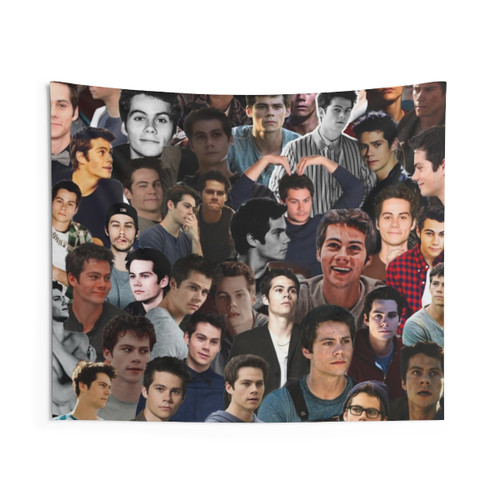 Dylan O'Brien Collage Tapestry