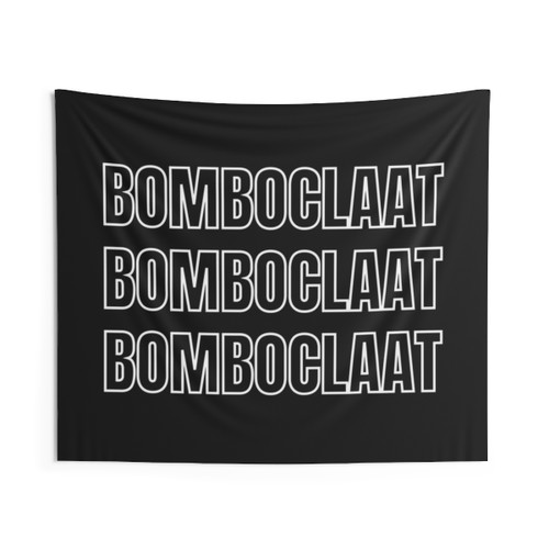 Bomboclaat Tapestry - Jamaican Slang Wall Hanging