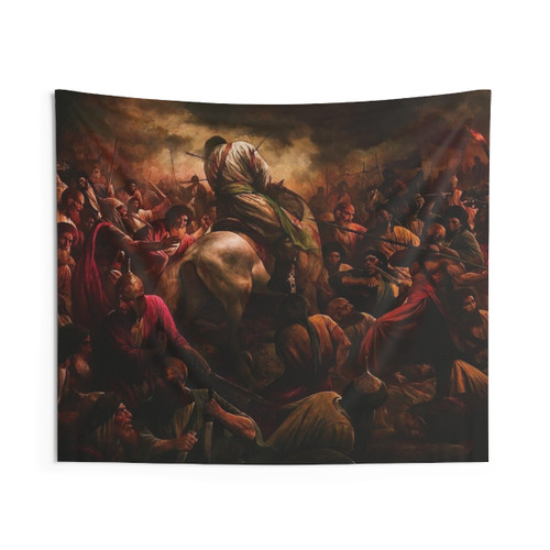 Imam Ali Tapestry - Hazrat Ali Islamic Wall Art