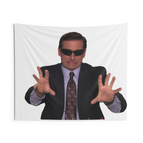 Blind Guy McSqueezy - Michael Scott Tapestry from The Office