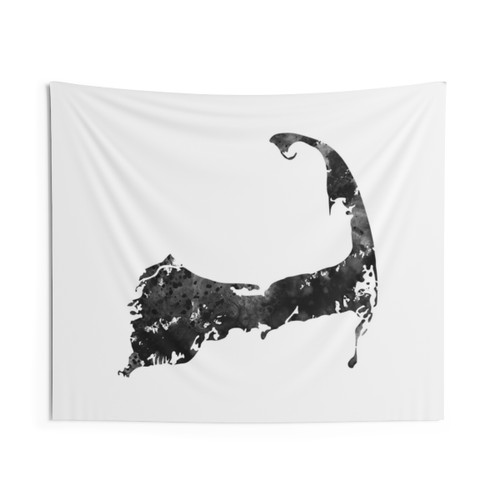 Cape Cod Watercolor Tapestry Wall Hanging
