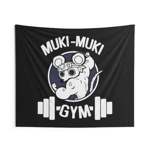 Muscle Mice Gym Anime Tapestry