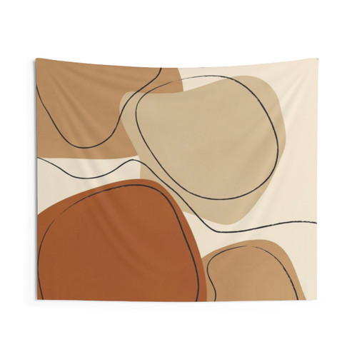 Mid-Century Modern Abstract Tapestry Wall Art