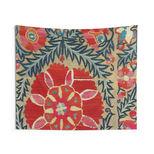 Vintage Suzani Fragment Tapestry