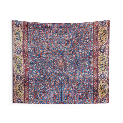 Kashan Persian Rug Tapestry Wall Hanging