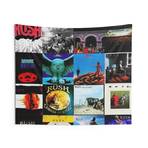 Rush Band Album Cover Tapestry
