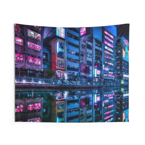 Osaka Dotonbori Neon Tapestry