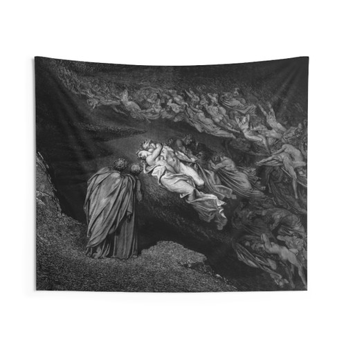 Gustave Dore Forbidden Love 1860 Tapestry