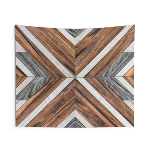 Urban Tribal Pattern No.4 Wood Tapestry
