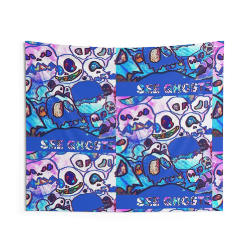 Kids See Ghost Kanye West and Kid Cudi Fan Art Tapestry