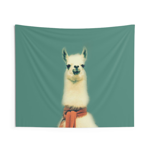 Colorful Llama Tapestry Wall Hanging
