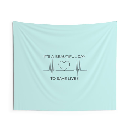 Grey's Anatomy 'It's a Beautiful Day to Save Lives' Tapestry