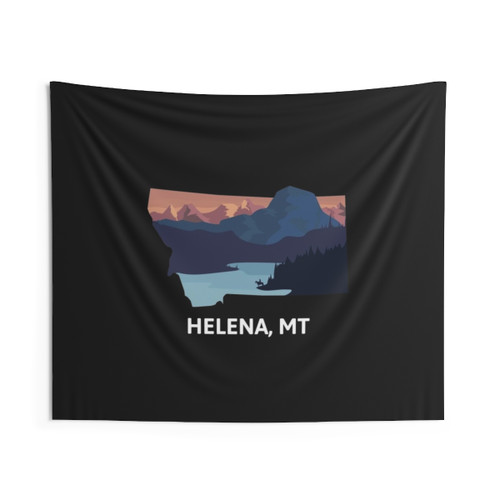 Helena, MT Tapestry - Scenic Montana Wall Hanging