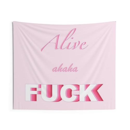 Funny Tik Tok Quote Tapestry