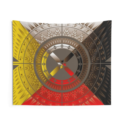 The Four Directions Native American Tapestry