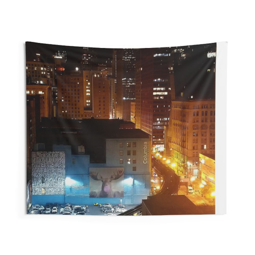 Chicago Skyline Tapestry from Columbia College