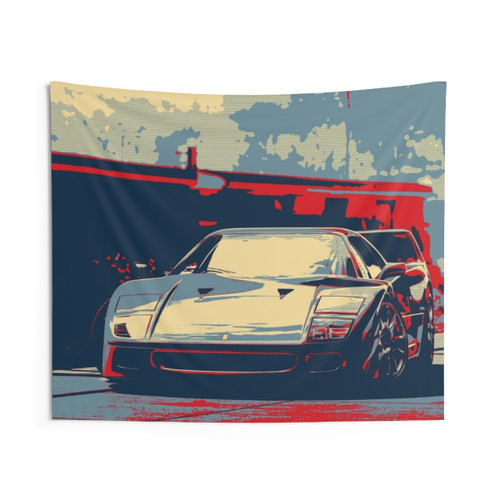 Ferrari F40 Front 1 Hope Tapestry