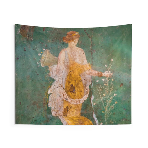 Primavera Fresco Tapestry - Vintage Italian Wall Art