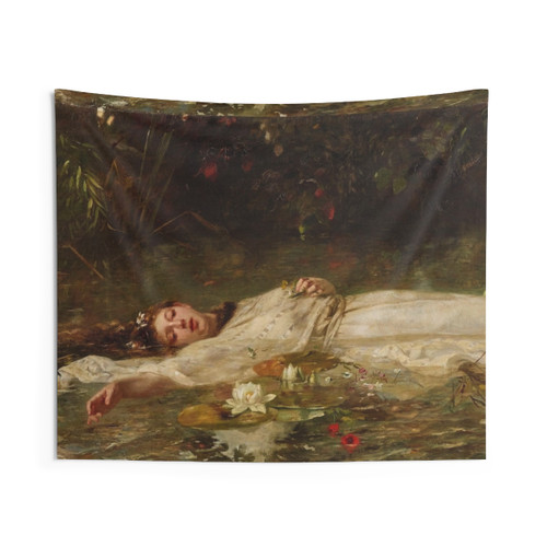 Ophelia Tapestry by Friedrich Wilhelm Theodor Heyser
