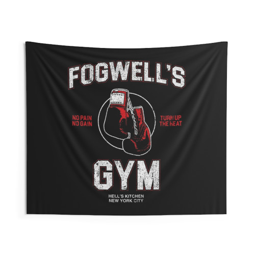 Fogwell's Gym Superhero Tapestry