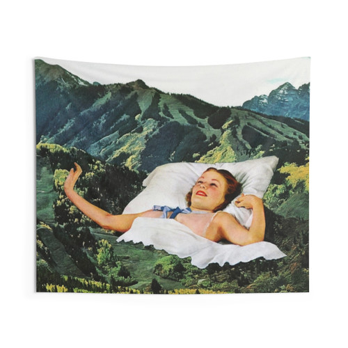 Surreal Mountain Tapestry Wall Art