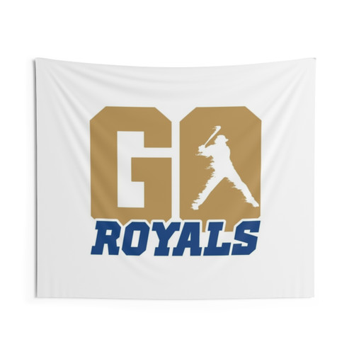 Royals Baseball Fan Team Tapestry