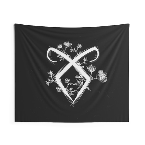 Angelic Rune Tapestry - Shadowhunter-Inspired Home Decor