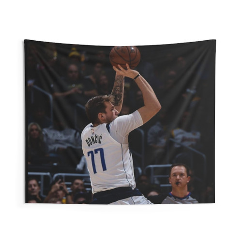 Luka Doncic Basketball Tapestry Wall Hanging