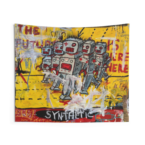 Tabula Rasa Futuristic Abstract Tapestry