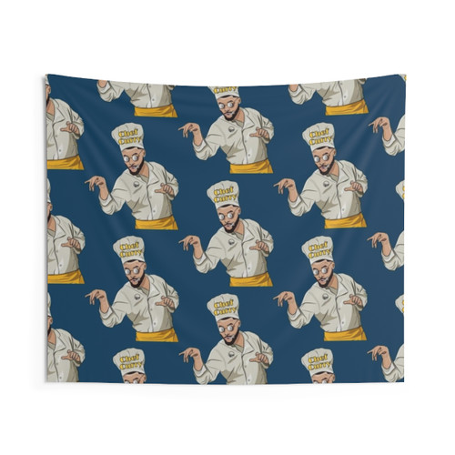 Golden State Warriors Chef Curry Tapestry
