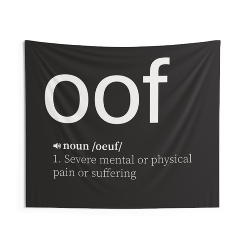 OOF Roblox Tapestry - Gaming Meme Decor