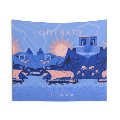 The Odyssey Tapestry - Depicting Scenes from Greek Mythology
