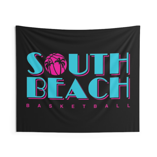 South Beach Basketball Tapestry featuring Dwyane Wade and the Miami Heat