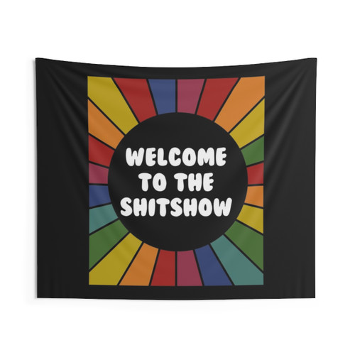 Bright Sarcastic Shitshow Tapestry