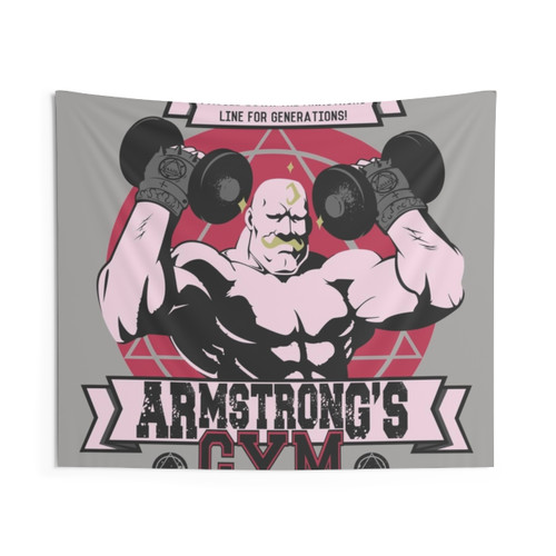 Strong Arm Gym Tapestry - Fullmetal Alchemist Anime Wall Decor