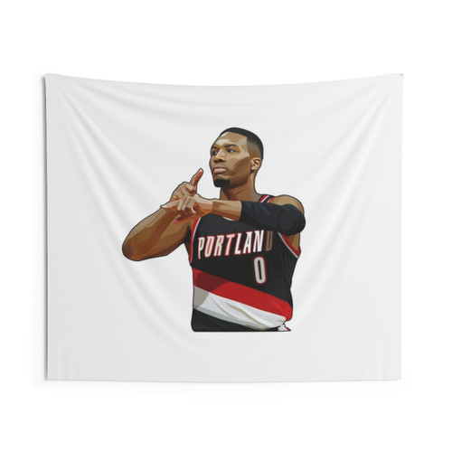 Damian Lillard Dame Time Tapestry