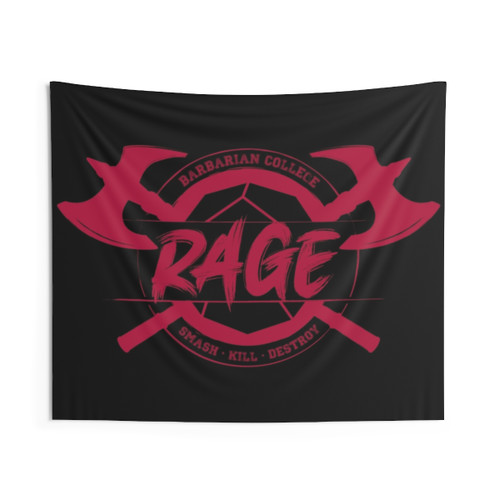 Barbarian College Tapestry - Rage