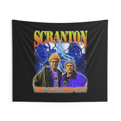 Scranton The Electric City Tapestry Wall Decor