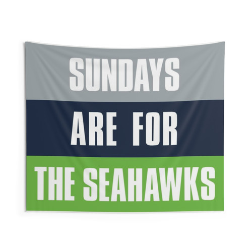 Seattle Seahawks Football Fans Tapestry