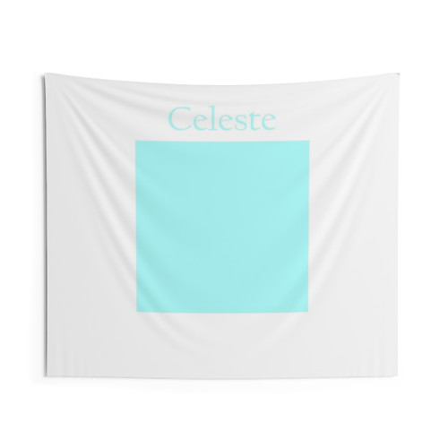 Celeste Color Quadrat Tapestry Wall Hanging