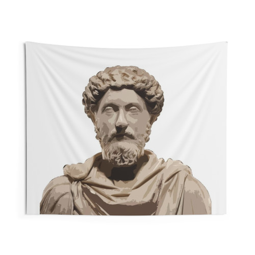 Marcus Aurelius Stoic Philosopher Tapestry
