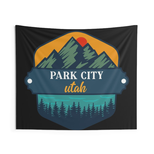 Park City Utah Tapestry Wall Hanging